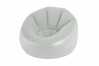 BESTWAY Fauteuil gonflable rond avec LED multicolore - 102 x 71 x 40 cm