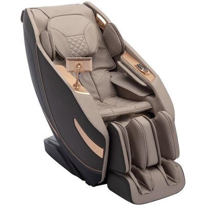 VENTE UNIQUE Fauteuil massant en simili -Syst&egrave;me zero gravit&eacute; - Beige - MOWATA 