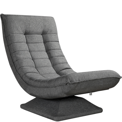 CASARIA Fauteuil relax Aberdeen Gris Tissu