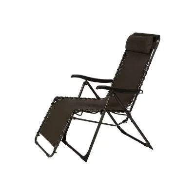 HESPERIDE Fauteuil relax de jardin Silos - Anthracite