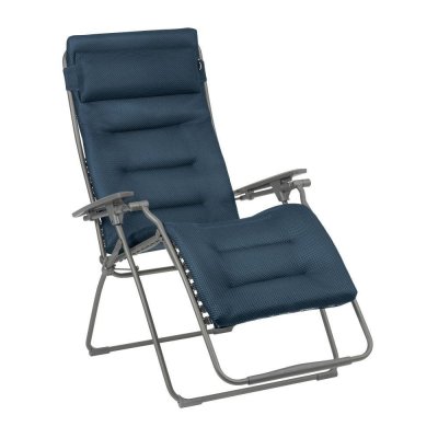 LAFUMA MOBILIER Fauteuil Relax Pliant Futura XL BeComfort&reg; 9 jours Bleu Encre