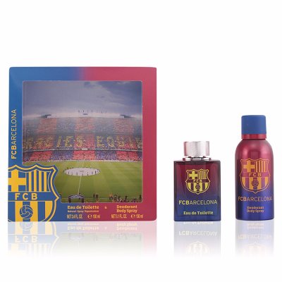 FC BARCELONA  Coffret Eau de Toilette Vaporisateur 100 ml + D&eacute;odorant