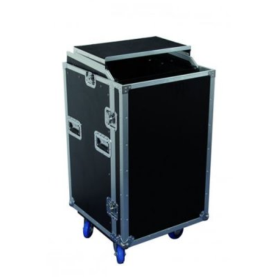 POWER ACOUSTICS Fcp 16 U Ds - Flight Case 16U + Plan Inclin&eacute; + Plateau