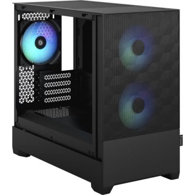 FRACTAL DESIGN Fd-c-por1m-06 mini atx 2 x usb air verre tremp&eacute; noir