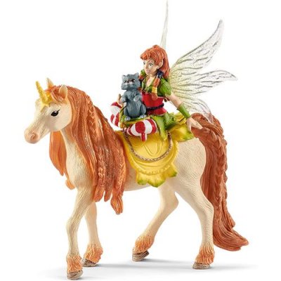 SCHLEICH F&eacute;e marween avec une licorne scintillante