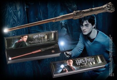 NOBLE COLLECTION F&Eacute;ENOMENN harry potter - r&eacute;plique baguette lumineuse harry potter