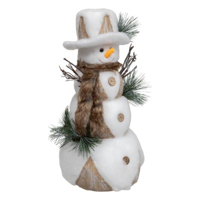 FEERIC LIGHT & CHRISTMAS F&eacute;&eacute;ric Lights and Christmas - Bonhomme de Neige D&eacute;co Glac&eacute; 42cm Blanc