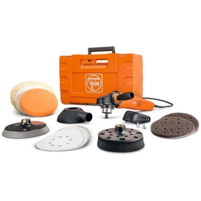FEIN  - polisseuse pour bateaux 1200w + accessoires - wpo 14-15 e set