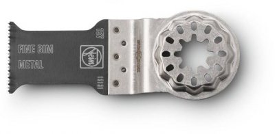 FEIN  Sl E-cut Fine 50x30 Mm Ve1 Oscillating Multitool Blade Argent&eacute;