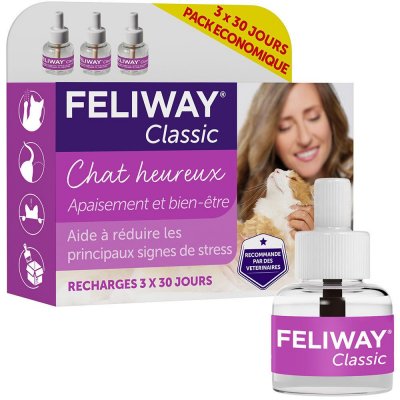FELIWAY  - 3 Recharges (48 Ml) Pour Diffuseur