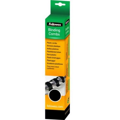 FELLOWES  - 5332302 - Pack de 25 Anneaux plastiques - 16 mm - Noir