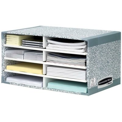 FELLOWES  Banker Box System Trieur de bureau montage automatique Gris
