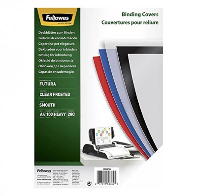 FELLOWES  Futura Couverture reliure Format A4 Couleurs Assortis