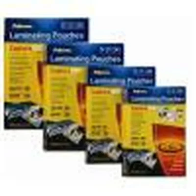 FELLOWES  papier lamin&eacute; 60x90 mm 125 mic brillant DFX-838537
