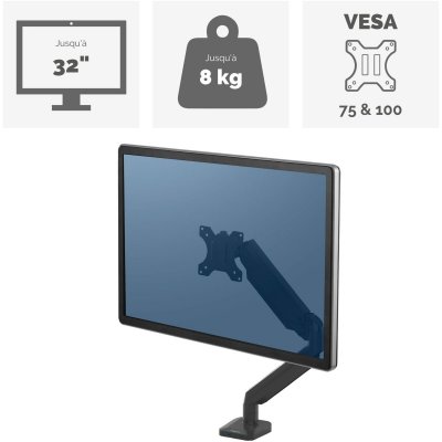 FELLOWES  platinum series bras pour moniteur, noir DFX-353446