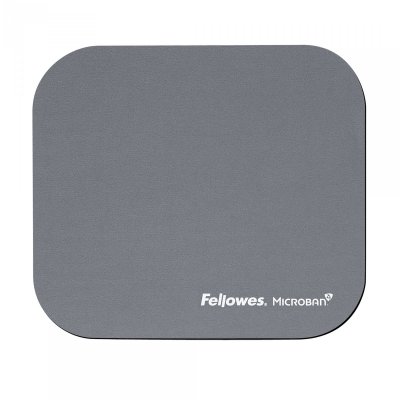 FELLOWES  tapis de souris Micoroban, en n&eacute;opr&egrave;ne, argent 