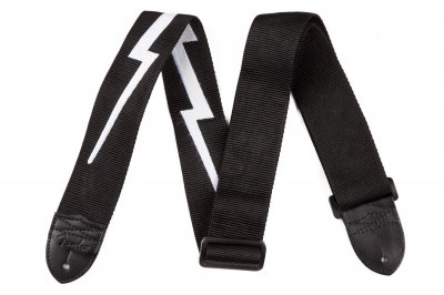 FENDER  099-0613-106 Sangle Poly Lightning Bolt en noir