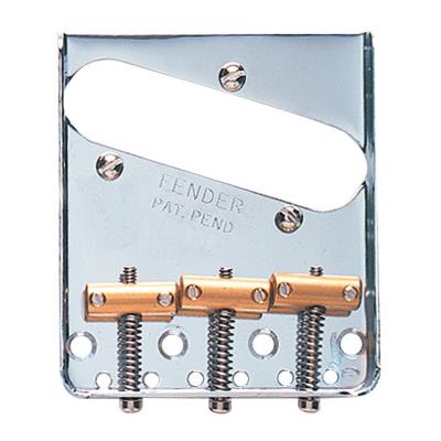 FENDER  099-0806-100 Chevalet - 3 Saddle Chrome