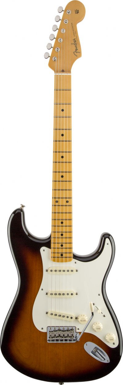 FENDER  Eric Johnson Stratocaster Maple - Touche &Eacute;rable - 2-Color Sunburst (+ &Eacute;tui)