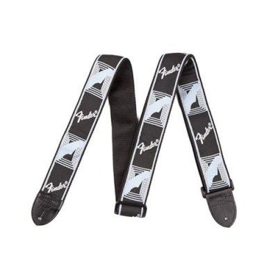 FENDER  Monogrammed Sangle pour Guitare Bleu/Gris/Noir