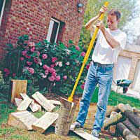 JAD Fendeur de b&ucirc;ches  Jardin 7,7 kg sans aff&ucirc;tage
