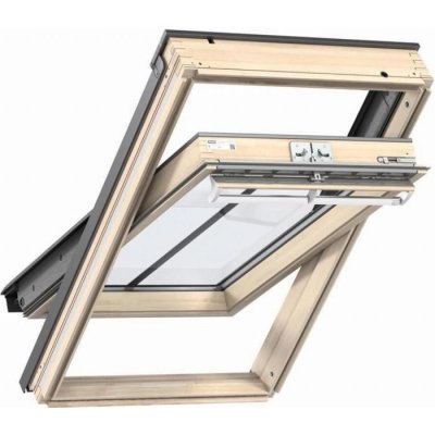 VELUX Fen&ecirc;tre de toit &agrave; rotation 55x98 cm Tout confort Bois GGL CK04 3057