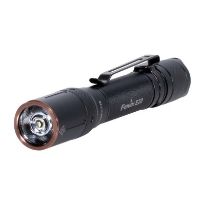 FENIX  E20 V2.0 Torche LED, Noir, 13 cm