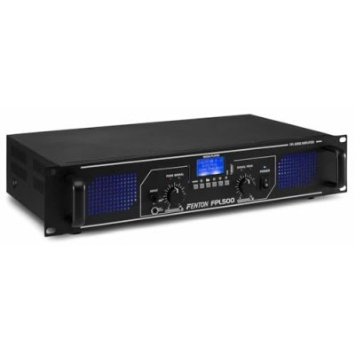 FENTON  FPL500 Amplificateur num&eacute;rique LED bleu + EQ - Amplificateurs de puissance bicanaux