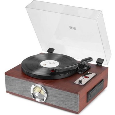 FENTON  rp180 platine vinyle lecteur cd design retro - bois fonc&eacute;