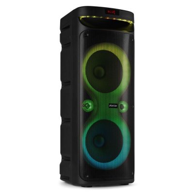 FENTON  Track610 Enceinte de f&ecirc;te avec &eacute;clairage LED - Haut-parleur actif sans fil