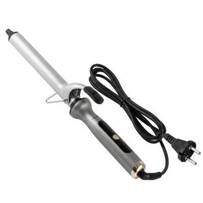 SOKANY Fer &agrave; Boucler 25mm Chauffage Rapide 45W avec Support Int&eacute;gr&eacute; et Poign&eacute;e Gris