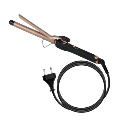  Fer &agrave; Boucler 53W en Ceramique Tourmaline avec Chauffage PTC Noir / Or
