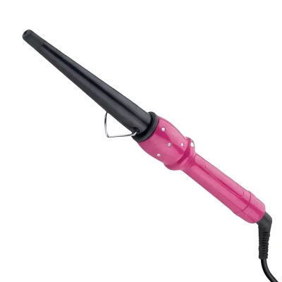 AVIZAR Fer A Boucler Conique 50W pour Boucles et Ondulations Chauffe Rapide Rose