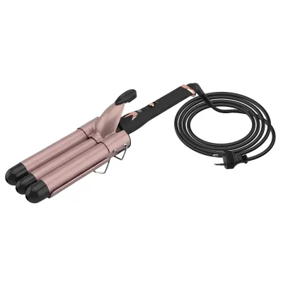  Fer &agrave; boucler Multifonction 70W avec 3 Tubes en C&eacute;ramique Tourmaline Rose