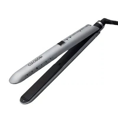 Fer A Lisser et Boucler 25mm avec Chauffe Rapide PTC 35W C&eacute;ramique Gris