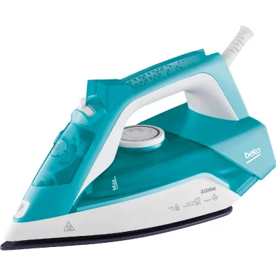 BEKO Fer &agrave; repasser  SIM3122T 2200 W Turquoise et Blanc 