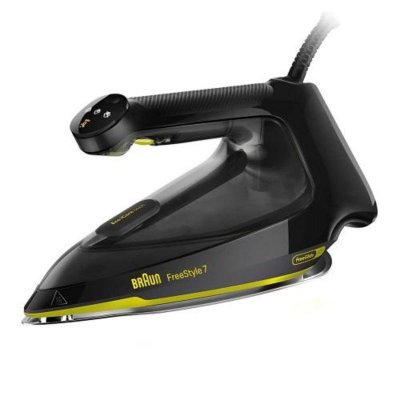 BRAUN Fer &agrave; repasser FreeStyle 7 FI7255GR - Vapeur 55g/min - Coup de vapeur 240g/min - R&eacute;servoir 350ml