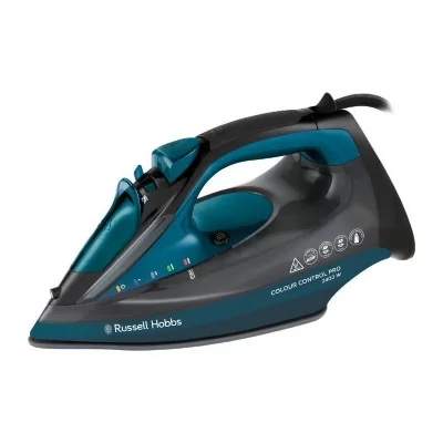 RUSSELL HOBBS Fer a repasser -  - Colour Control Pro Iron - 2400 W - Noir / Bleu