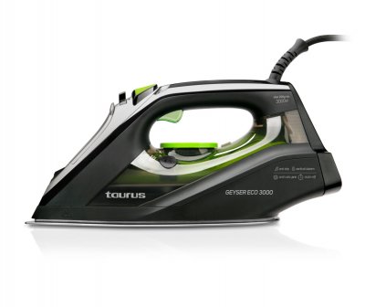 TAURUS Fer &agrave; repasser  Geyser Eco 3000 W Noir et Vert 
