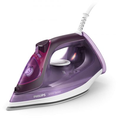 PHILIPS Fer vapeur  S&eacute;rie 3000 DST3041/3 2600 W Violet 