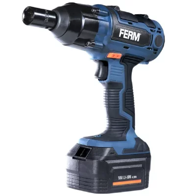 FERM  CDM1127 CDM1127 Visseuse &agrave; chocs sans fil 18 V 4 Ah Li-Ion