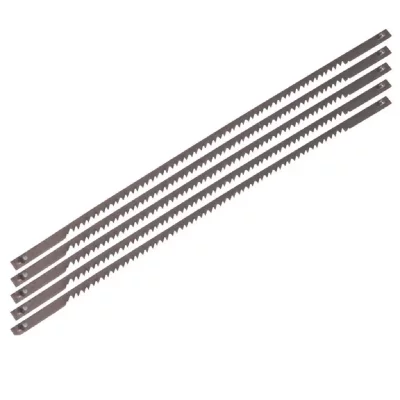 FERM  Lame de scie 10TPI (5 pcs) - pour bois - pour scie &agrave; chantourner
