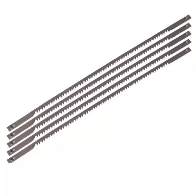 FERM  Lame de scie 15TPI (5 pcs) - pour bois - pour scie &agrave; chantourner
