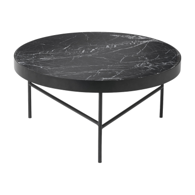 ferm LIVING - Table en marbre, grand format, noir