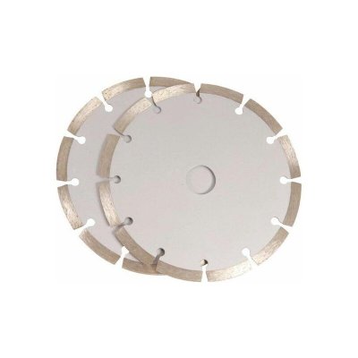 FERM  WSA1001 Lame diamant&eacute;e 125mm (2 pcs) - pour rainureuse
