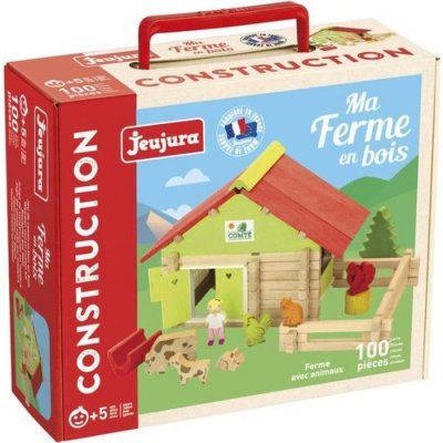 JEUJURA Ferme avec animaux - 100 pieces - 8050