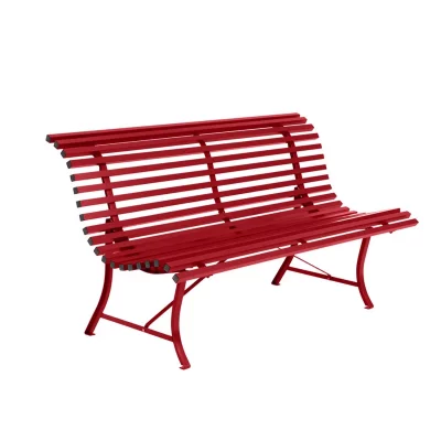 FERMOB  Banc LOUISIANE - 43 chili mat - 150 x 80 x 72 cm