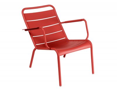 FERMOB  Chaise basse LUXEMBOURG - 43 chili mat