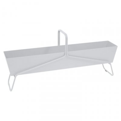 FERMOB  Jardini&egrave;re BASKET - 01 blanc coton - 54 x 119 x 34 cm