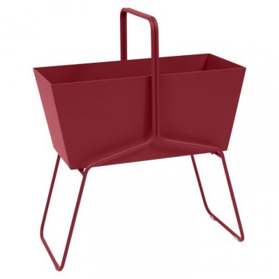 FERMOB  Jardini&egrave;re BASKET - 43 chili mat - 85 x 70 x 34 cm